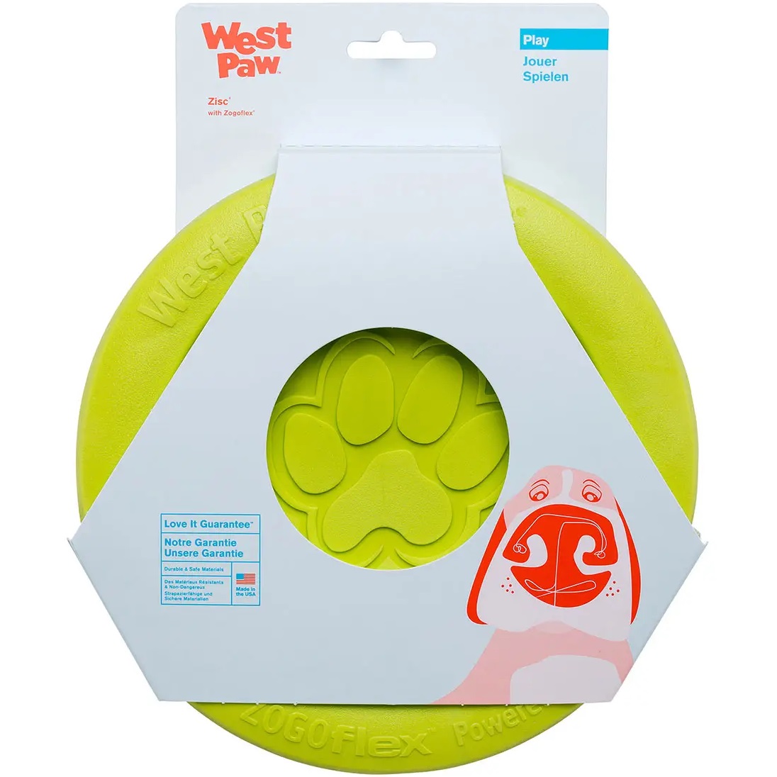 WEST PAW Zogoflex Zisc Small Игрушка для собак Зиск фрисби S1