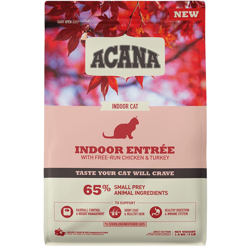 ACANA Indoor Entree Cat Сухий корм для домашніх котів (з куркою та оселедцем)0