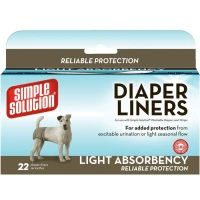 SIMPLE SOLUTION Disposable Diaper Liners - Light Flow Гігієнічні прокладки для собак