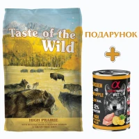 TASTE OF THE WILD High Prairie Canine Formula Сухий корм для дорослих собак усіх порід (з бізоном та олениною)