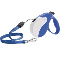 FERPLAST Amigo Cord Blue-White Поводок-рулетка для собак