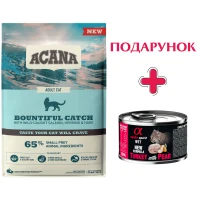 ACANA Bountiful Catch Cat Сухой корм для взрослых котов (лосось, сельдь, хек)