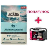 ACANA Bountiful Catch Cat Сухий корм для дорослих котів (лосось, оселедець, хек)