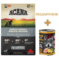 ACANA Adult Small Breed Recipe Сухой корм для собак малых пород (с курицей и индейкой)