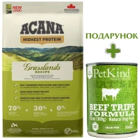 ACANA Grasslands Dog Recipe Сухий корм для собак всіх порід та вікових категорій (з ягням та качкою)