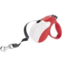 FERPLAST Amigo Tape Red-White Повідець-рулетка для собак