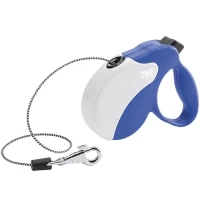 FERPLAST Amigo Cord Blue-White Поводок-рулетка для собак