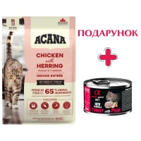 ACANA Indoor Entree Cat Сухий корм для домашніх котів (з куркою та оселедцем)