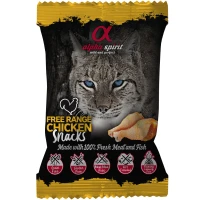 ALPHA SPIRIT Cat Snacks Free Range Chicken Напіввологі ласощі для котів (Курка)