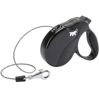 FERPLAST Amigo Cord Black Поводок-рулетка для собак со шнурком