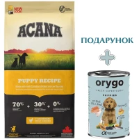 ACANA Puppy Recipe Сухий корм для цуценят всіх порід (курка, індичка)
