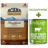 ACANA Ranchlands Dog Recipe Сухий корм для собак всіх порід та вікових категорій (ягня, свинина, яловичина)
