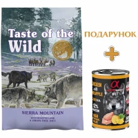 TASTE OF THE WILD Sierra Mountain Canine Formula Сухой корм для собак всех пород и всех стадий жизни (с ягненком)
