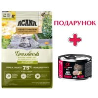ACANA Grasslands Cat Сухой корм для котов всех пород и всех стадий жизни (с уткой, курицей и индейкой)