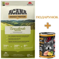 ACANA Grasslands Dog Recipe Сухий корм для собак всіх порід та вікових категорій (з ягням та качкою)