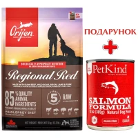 ORIJEN Regional Red Dog Сухий корм для собак всіх порід та вікових категорій  (яловичина, кабан, бізон, ягня, свинина)