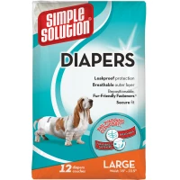 SIMPLE SOLUTION Disposable Diapers Large Гігієнічні підгузки для собак великих порід