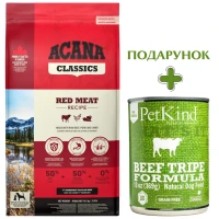 ACANA Red Meat Recipe Сухой корм для собак всех пород и стадий жизни (с ягненком и свининой)
