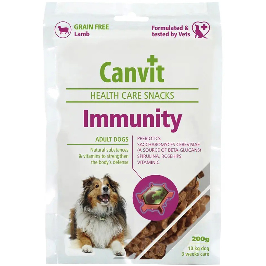 CANVIT Immunity Полувлажное лакомство для собак (Ягненок)0