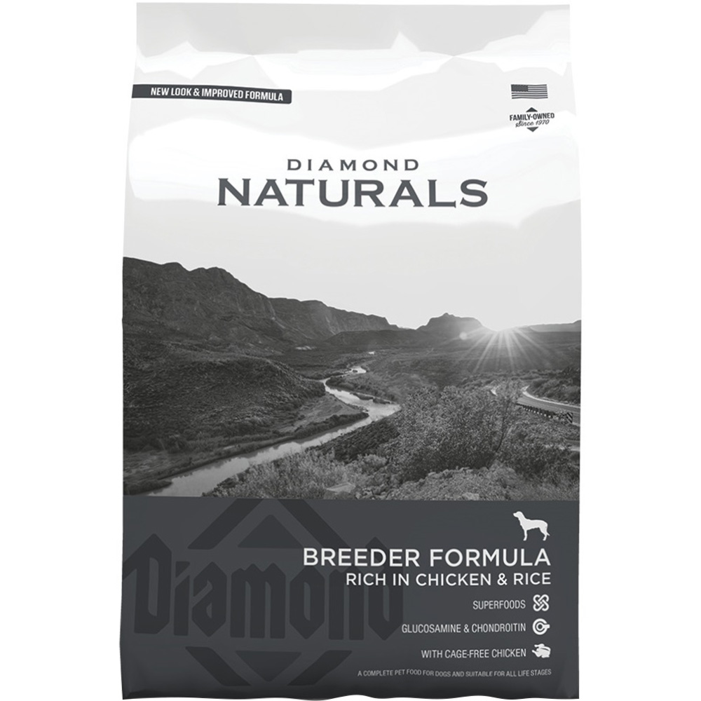 Diamond Naturals Breeder Formula Chicken&Rice Сухой корм для собак на всех стадиях жизни (с курицей и рисом)0