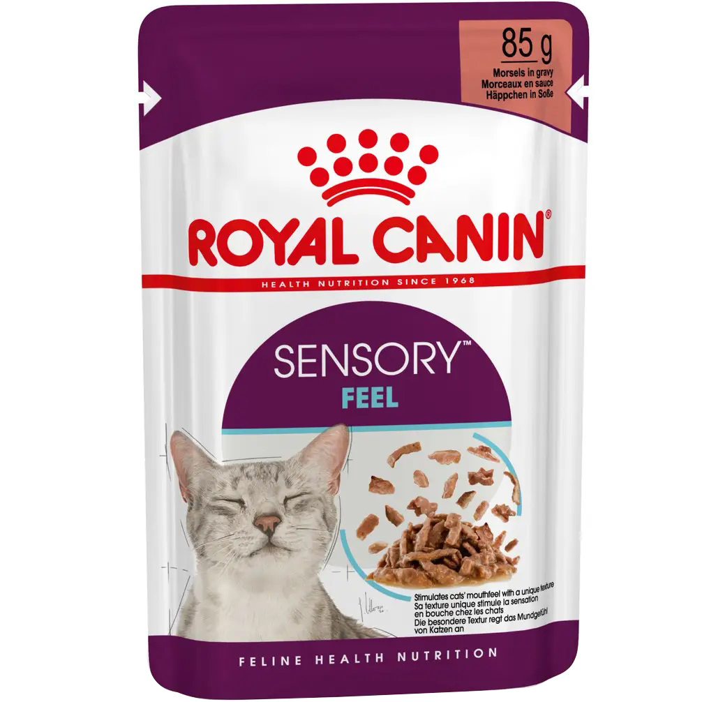 ROYAL CANIN Sensory Feel Gravy Вологий корм для дорослих котів0