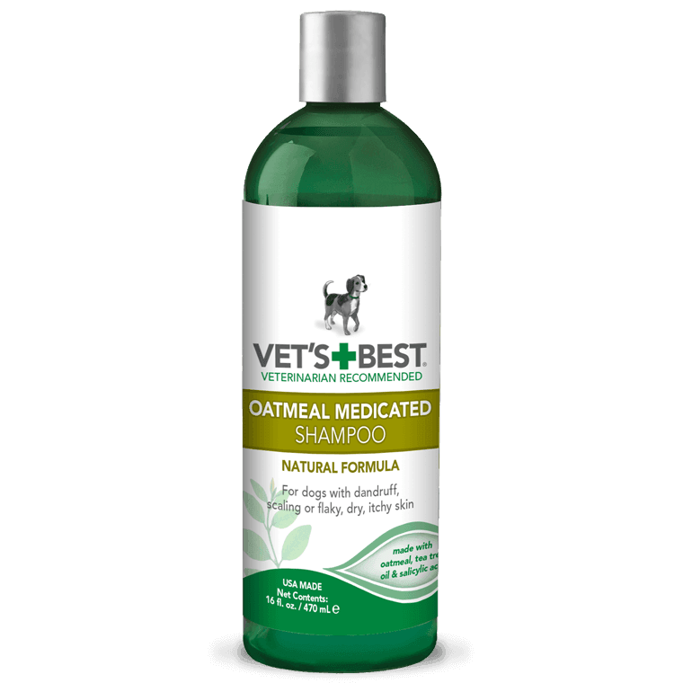 VET`S BEST Oatmeal Med Shampoo Шампунь для собак с сухой кожей0