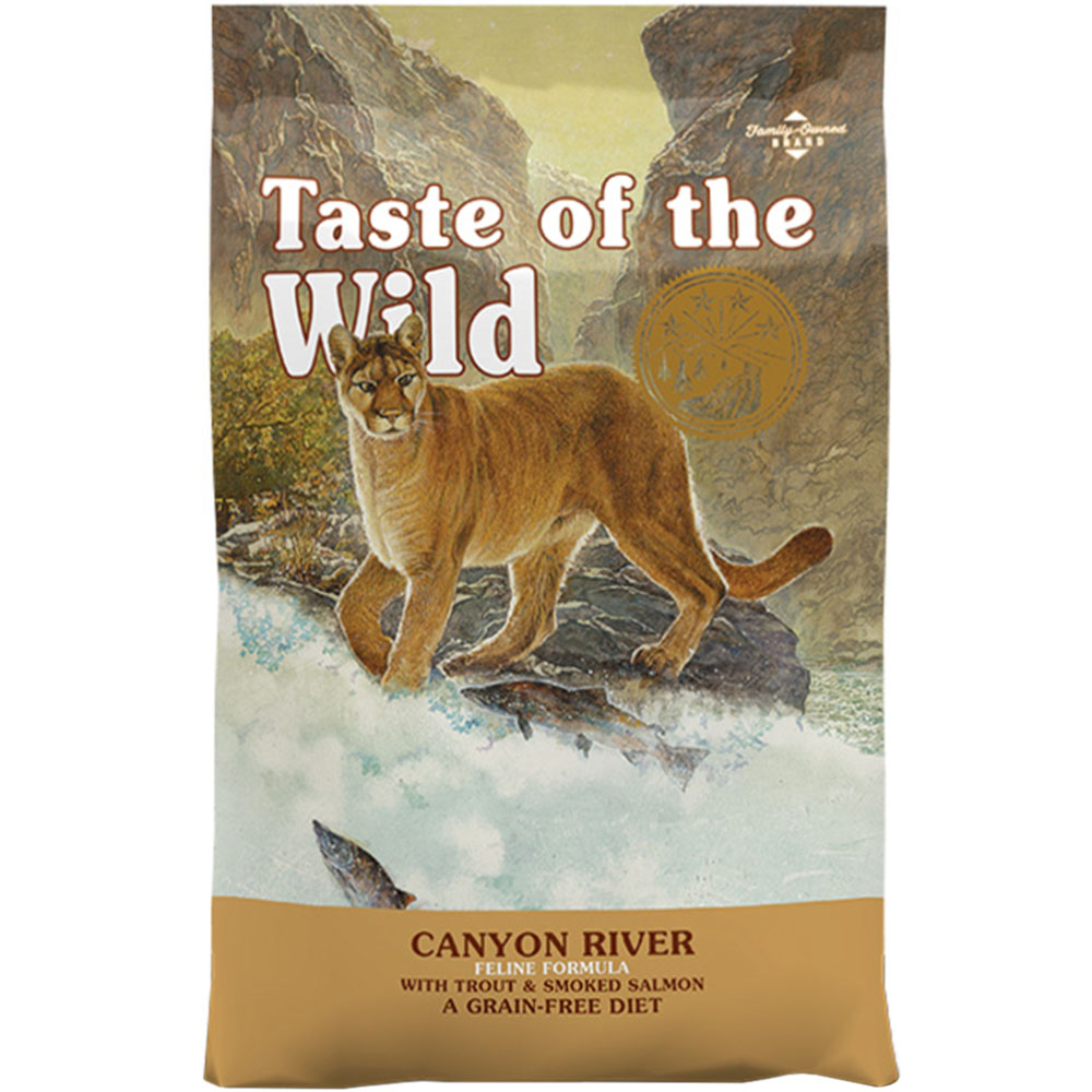 TASTE OF THE WILD Canyon River Feline Formula Сухий корм для котів усіх порід та стадій життя (з фореллю та лососем)0