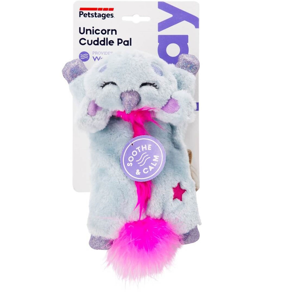 PETSTAGES Cuddle Pal Unicorn Іграшка для котів "Подушка Єдиноріг"7