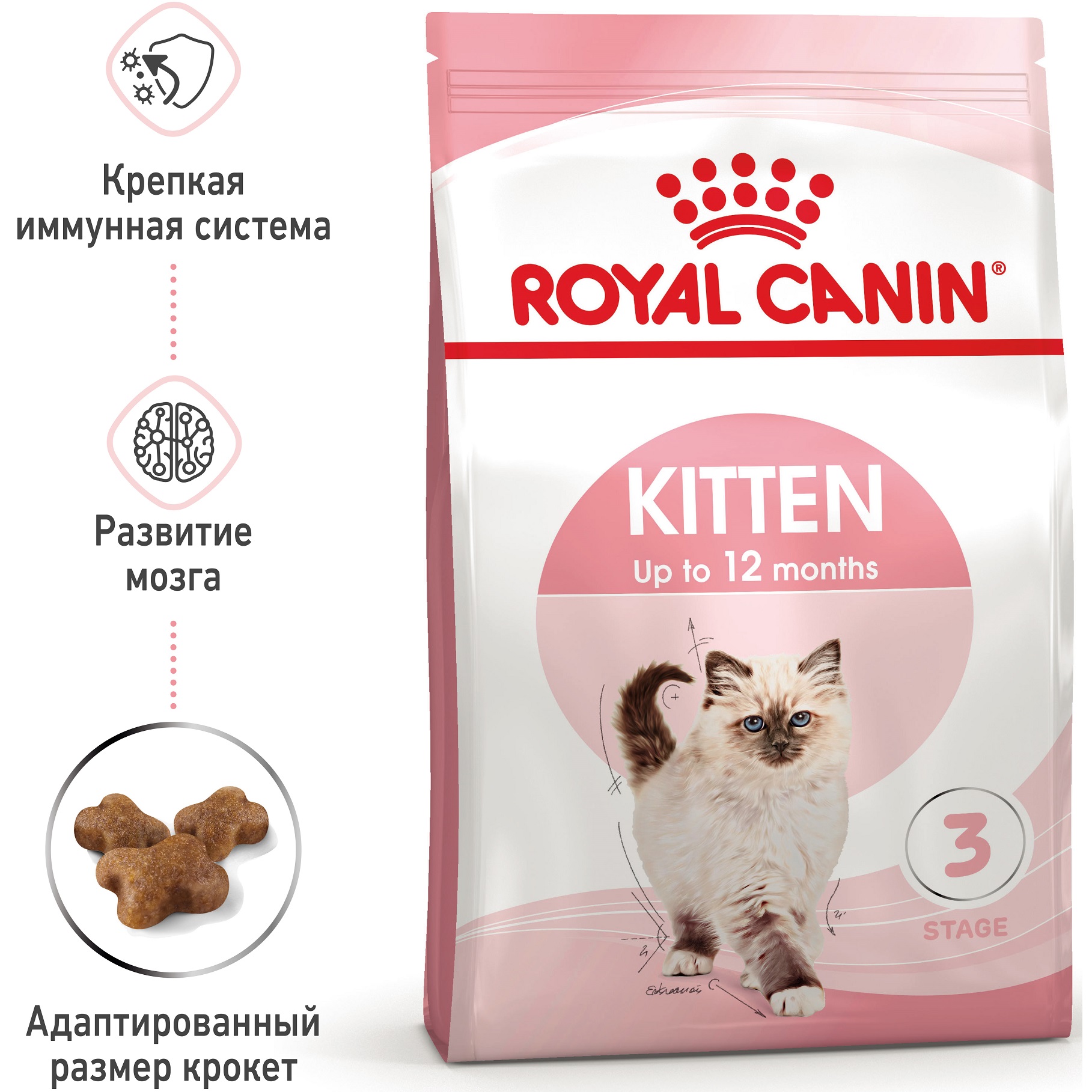 ROYAL CANIN Kitten Сухой корм для котят7