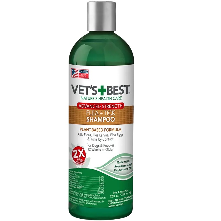 VET`S BEST Flea&Tick Shampoo Шампунь для собак от блох и клещей1