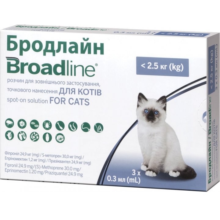 BOEHRINGER INGELHEIM Broadline spot-on Капли от блох и клещей для котов2