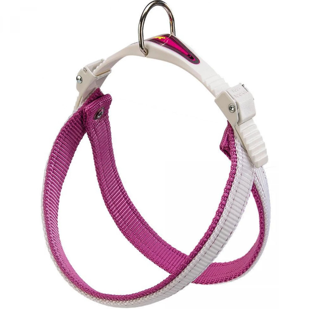 FERPLAST Agila Dual 6 Harness White-Purple Шлейка для собак0