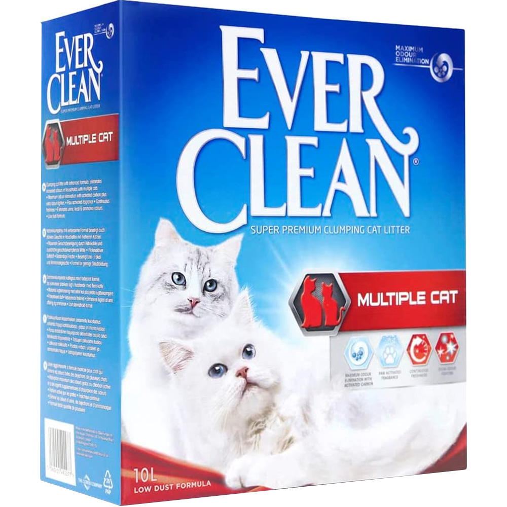 EVERCLEAN Multiple Cat Наполнитель бентонитовый для кошачьих туалетов1