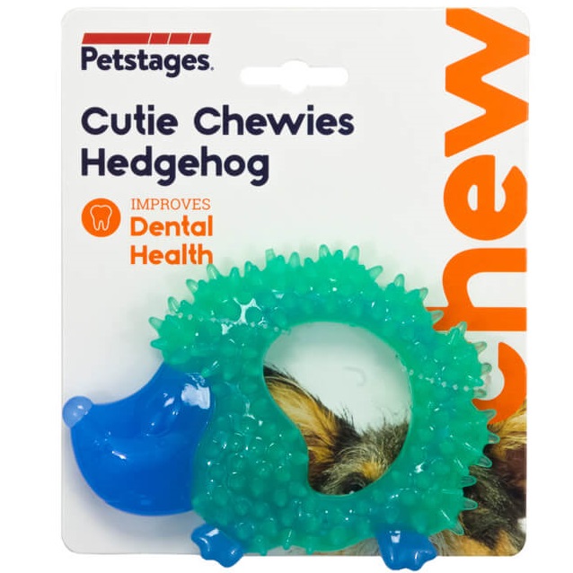 PETSTAGES Cutie Chewies Hedgehog Іграшка для собак Їжак1