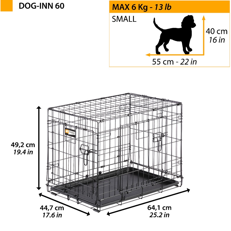 FERPLAST Dog-Inn 60 Складная клетка для собак11