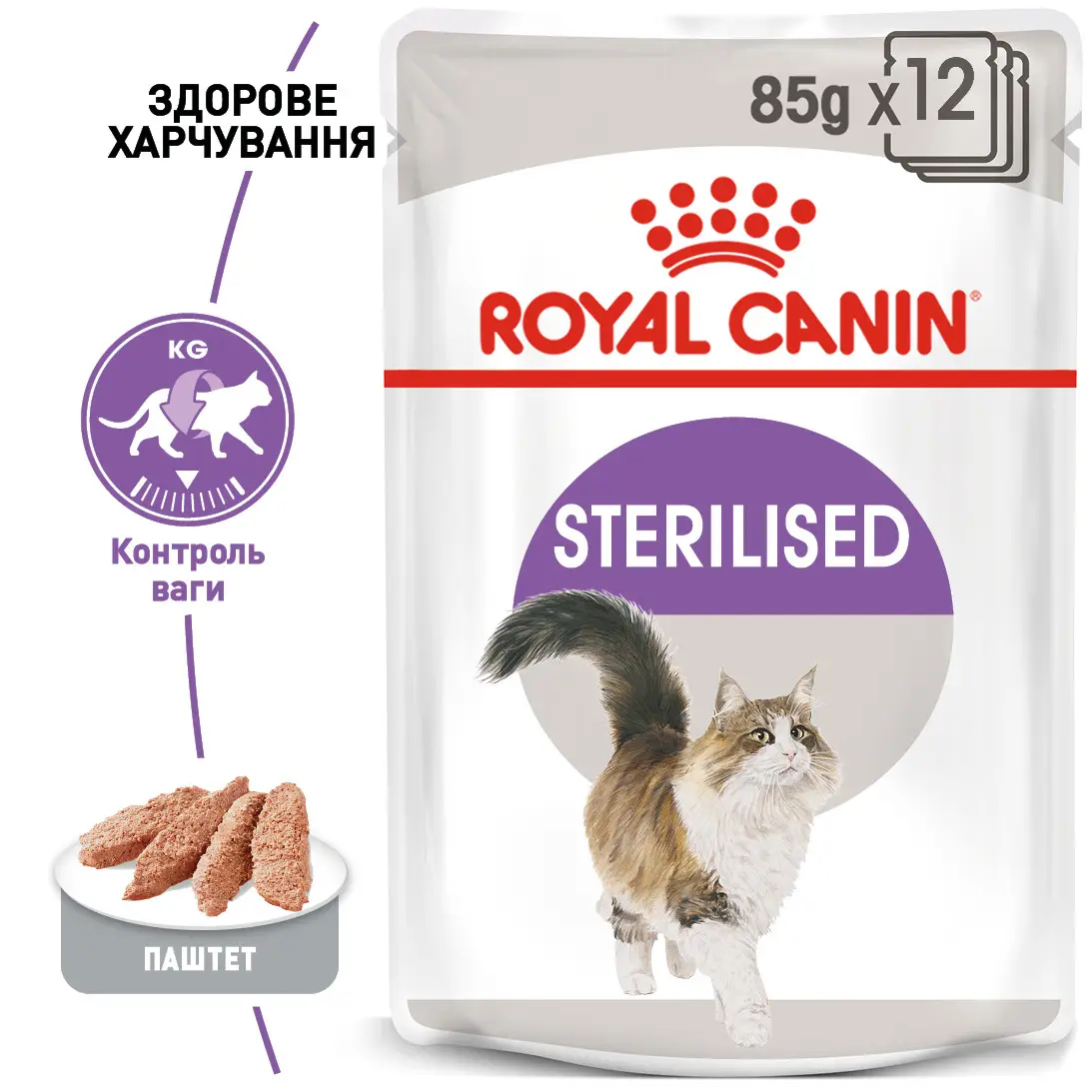 ROYAL CANIN Sterilised Loaf Вологий корм для дорослих стерилізованих котів1