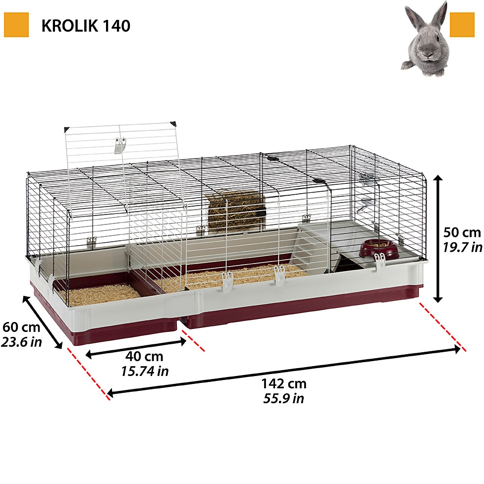 FERPLAST Krolik 140 Клетка для кроликов11