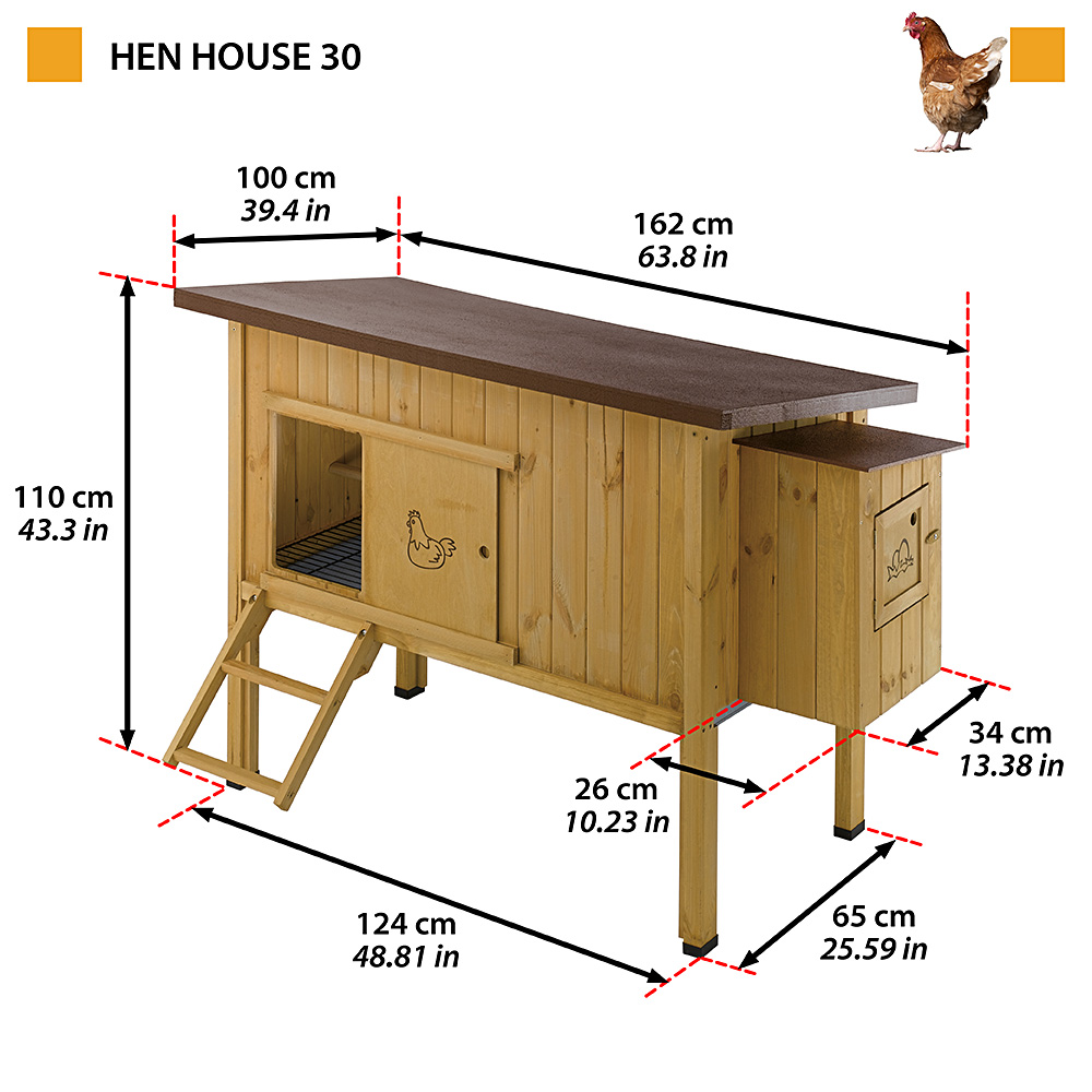 FERPLAST Hen House 30 Будиночок для курей9