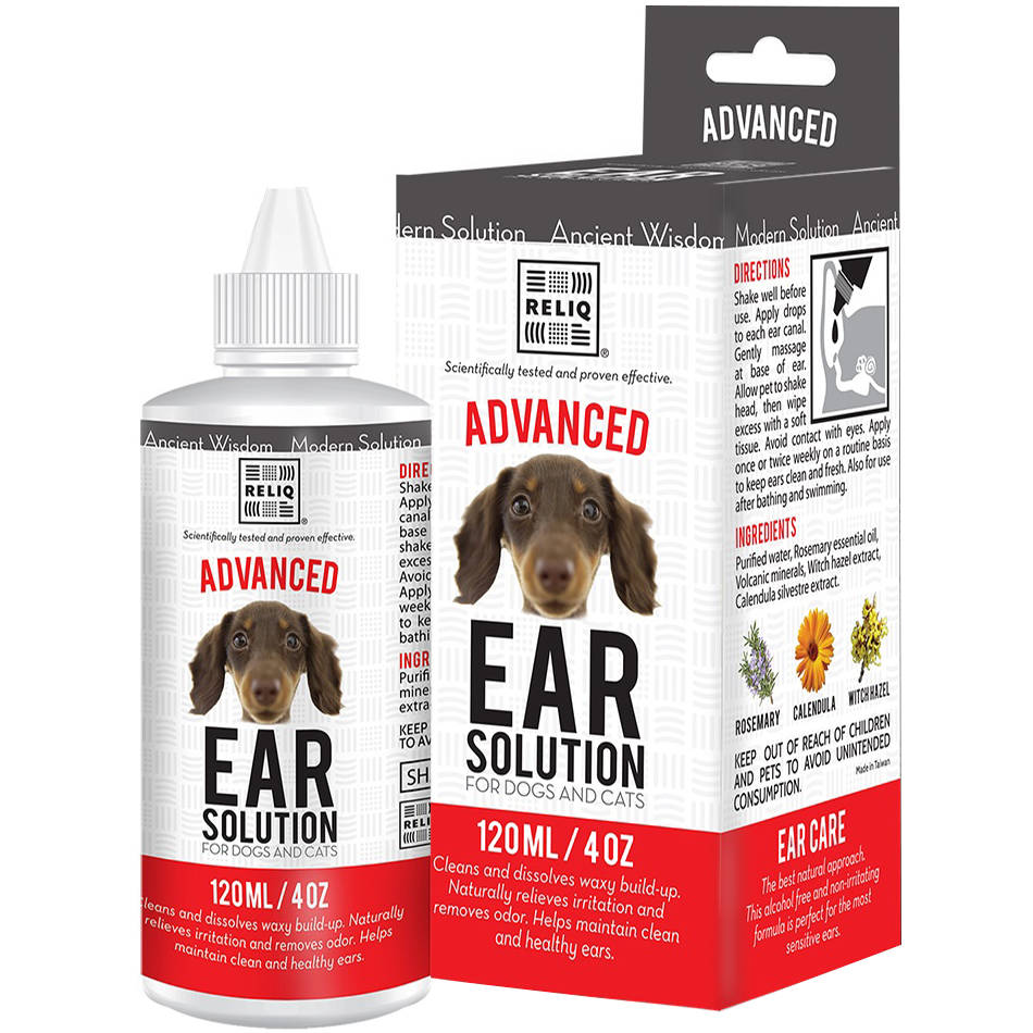 RELIQ Ear Solution Косметическое средство для ухода за ушами собак0