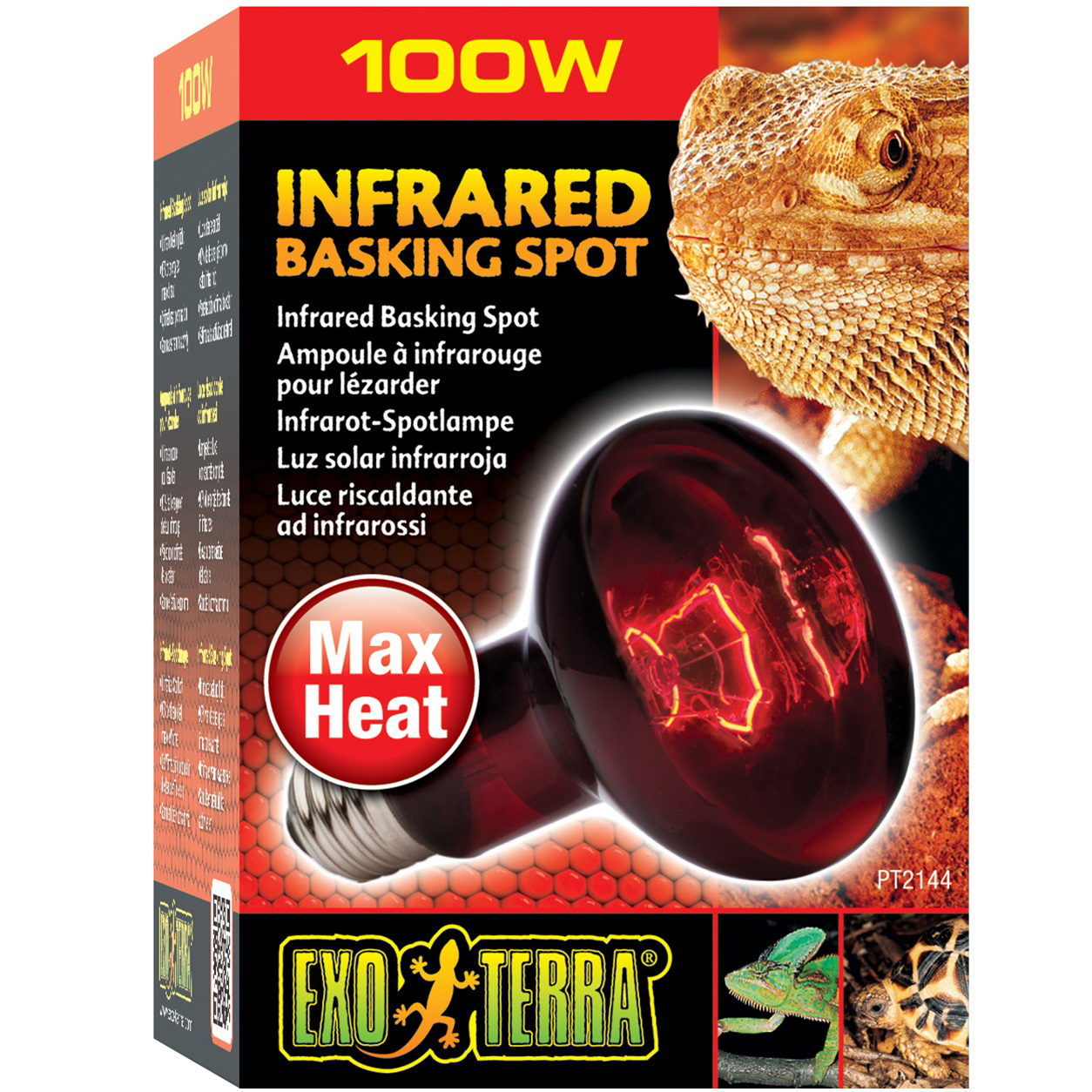 EXO TERRA Infrared Basking Spot 100W Лампа инфракрасная для террариума0