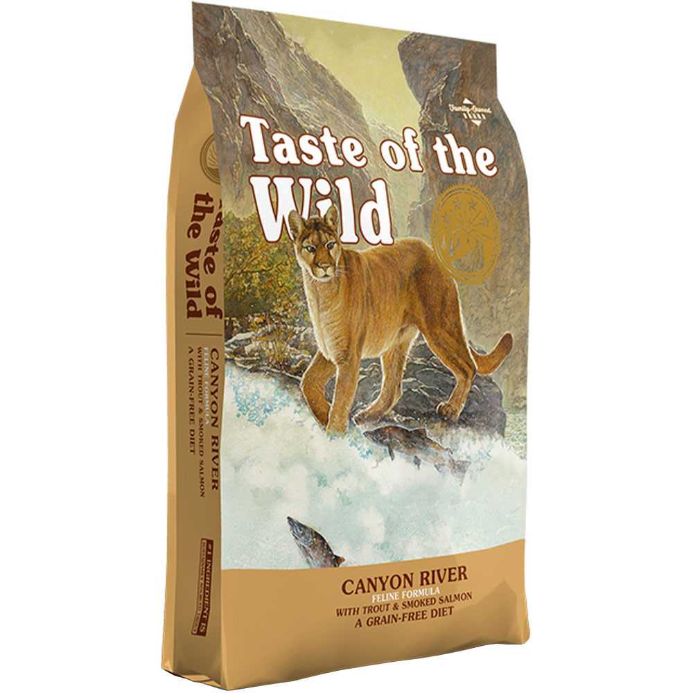 TASTE OF THE WILD Canyon River Feline Formula Сухой корм для кошек всех пород и стадий жизни (с форелью и лососем)2