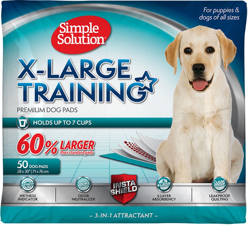 SIMPLE SOLUTION Training Extra Large Pads Пеленки для животных экстра большие0