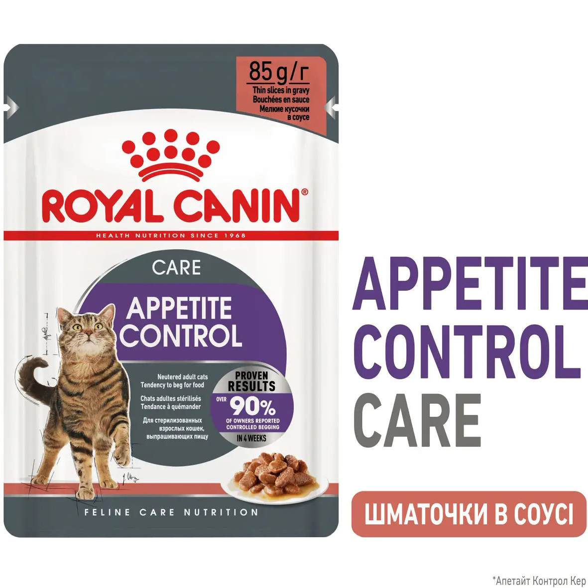 ROYAL CANIN Appetite Control Care Вологий корм для дорослих стерилізованих котів1