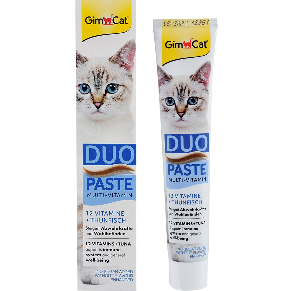 GIMCAT Multi-Vitamin Paste DUO Мультивітамінна паста для котів з тунцем0