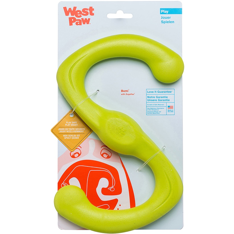 WEST PAW Bumi Tug Toy Large Іграшка для собак Бумі S-подібна2