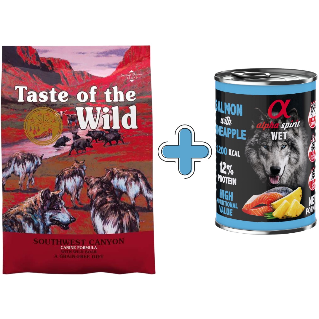 TASTE OF THE WILD Southwest Canyon Canine Formula Сухой корм для собак всех пород и всех стадий жизни (с диким кабаном)0