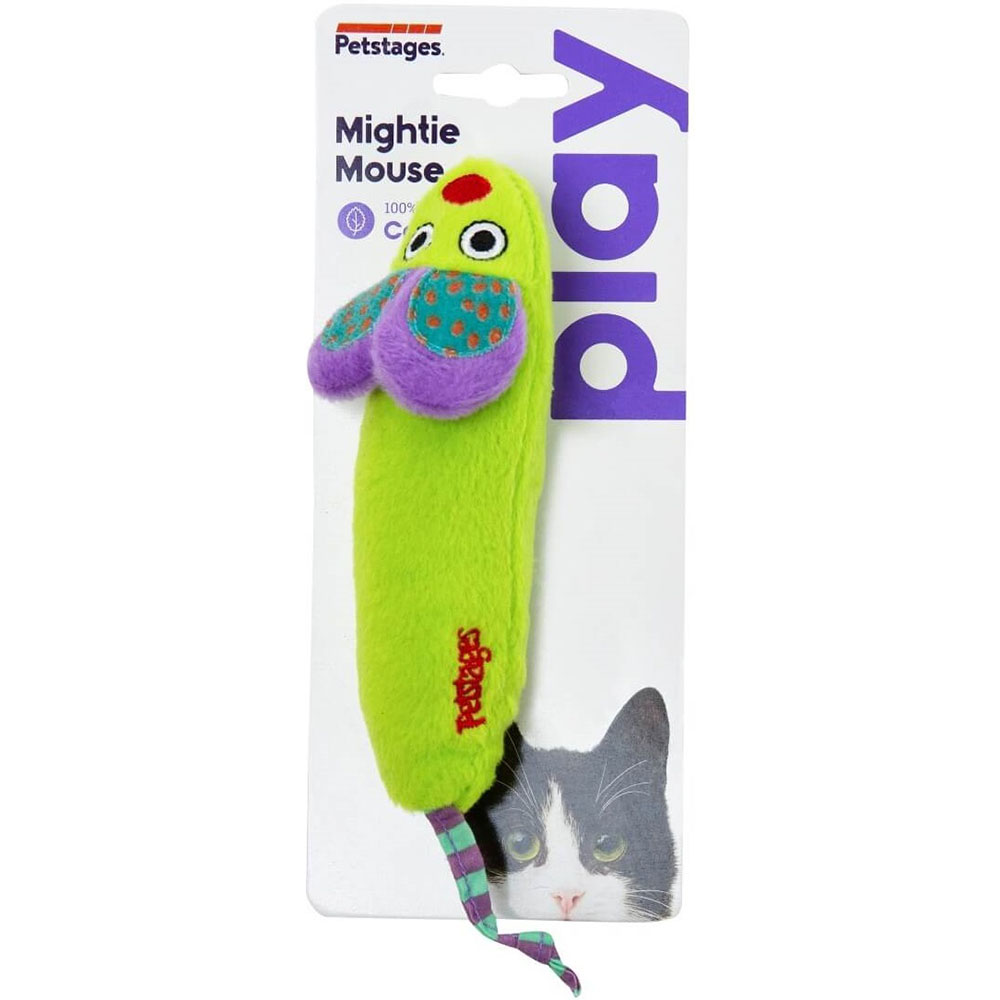 PETSTAGES Green Magic Mightie Mouse Іграшка для котів Чарівна миша3