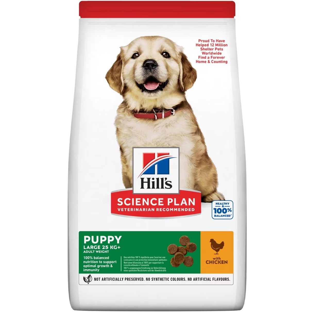 HILL'S Science Plan Puppy Large Breed Cухий корм для цуценят великих порід (з куркою)0