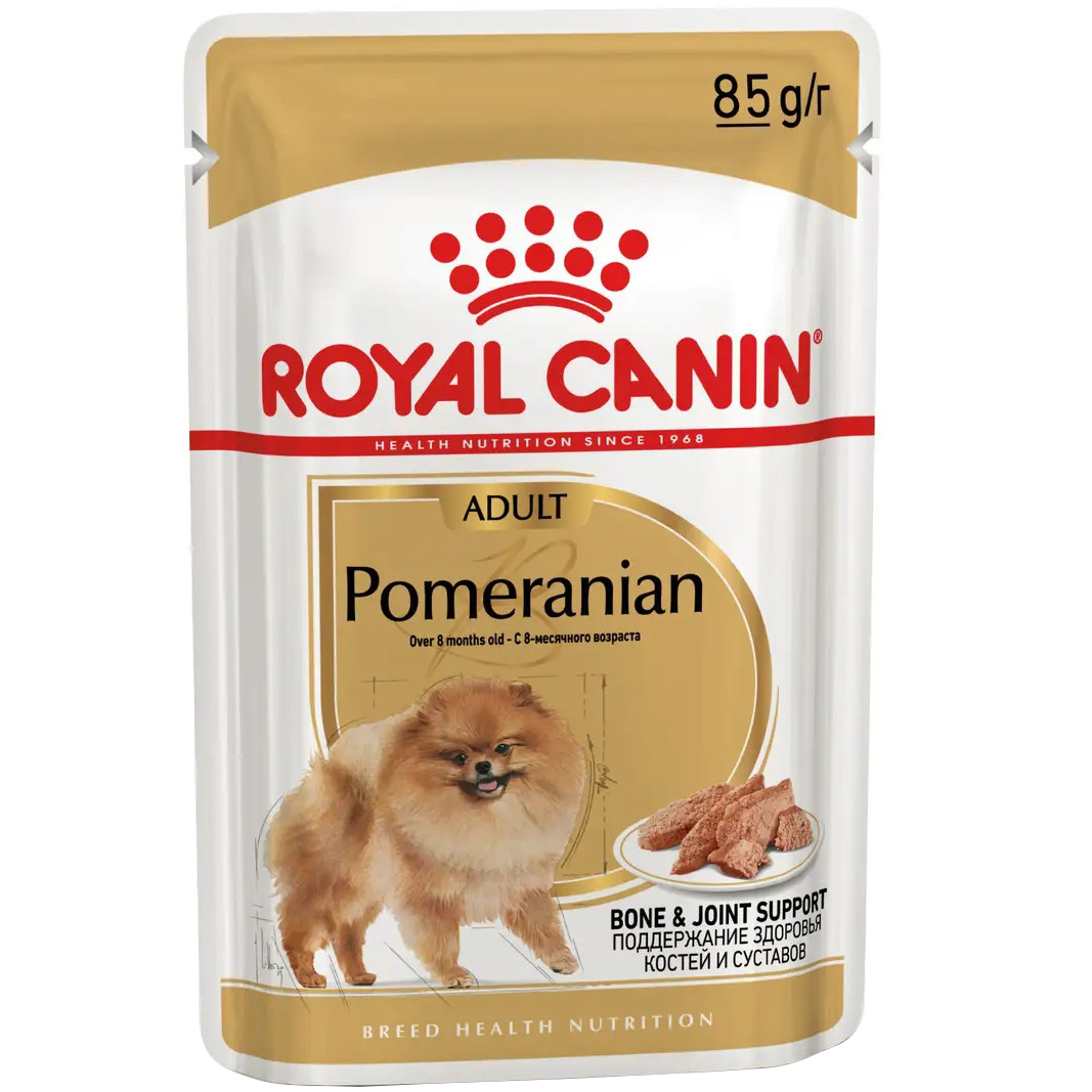 ROYAL CANIN Pomeranian Adult Вологий корм для дорослих собак породи Померанський шпіц0