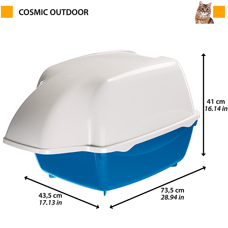 FERPLAST Cosmic Outdoor Вуличний туалет для котів2